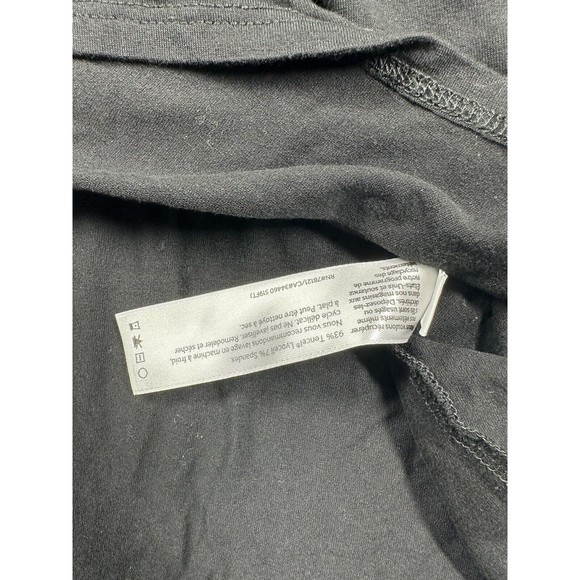 Eileen Fisher Stretch Knit Round Neck Sleeveless Slim Dress Black Petite Small - Picture 6 of 6